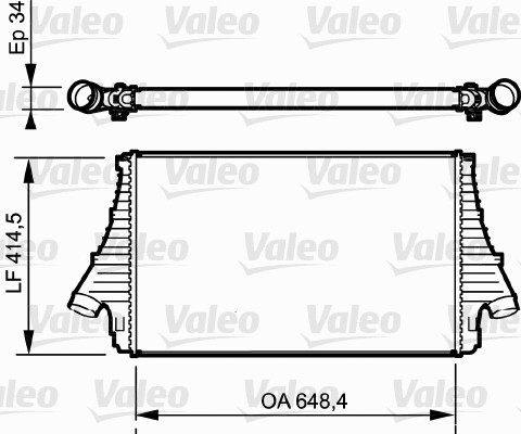Välijäähdytin VALEO 818818