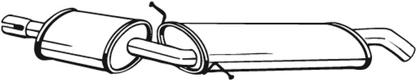 Keskipönttö BOSAL 279-167