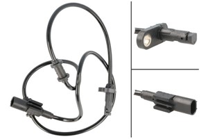 Tunnistin, kiertonopeus, Etuakseli, MERCEDES-BENZ SL [R230], SLR [R199], SLR Roadster [R199], 230 540 07 17, 230 540 11 17, 230 540 13 1