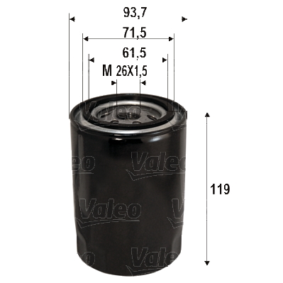Öljynsuodatin VALEO 586090