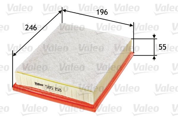 Ilmansuodatin VALEO 585158
