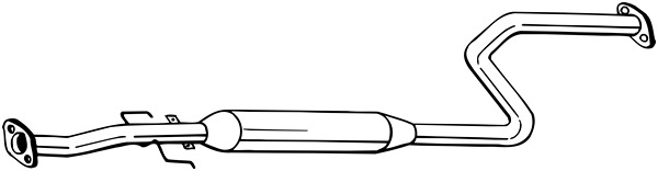 Keskipönttö BOSAL 284-667
