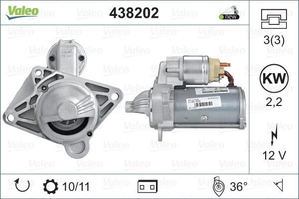 Startteri VALEO 438202