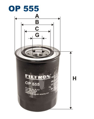 Öljynsuodatin FILTRON OP 555