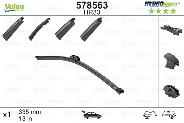 Wiper Blade VALEO 578563