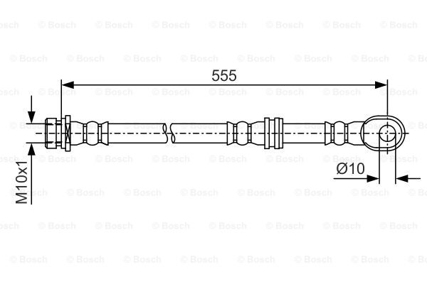 Jarruletku BOSCH 1 987 481 087