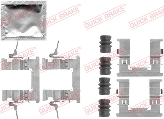 Tarvikesarja, jarrupala QUICK BRAKE 109-1853