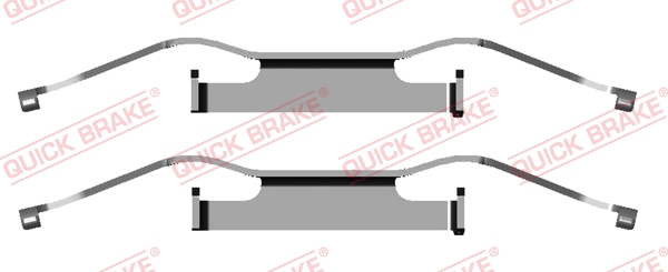 Tarvikesarja, jarrupala QUICK BRAKE 109-1680