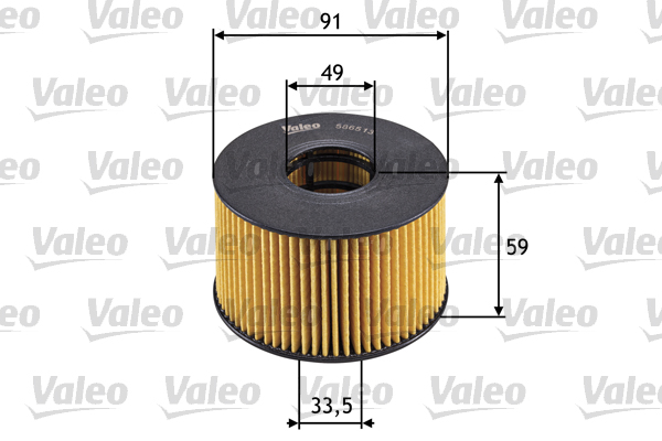 Öljynsuodatin VALEO 586513