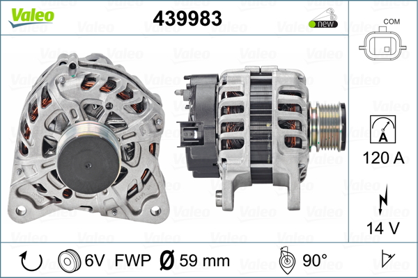 Laturi VALEO 439983