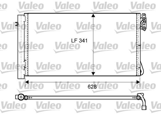 Lauhdutin, ilmastointilaite VALEO 814012