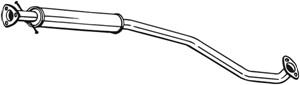Keskiäänenvaimentaja, CHEVROLET,DAEWOO, 96553593