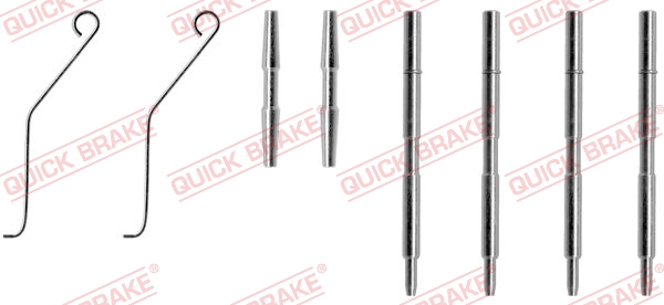 Tarvikesarja, jarrupala QUICK BRAKE 109-1044