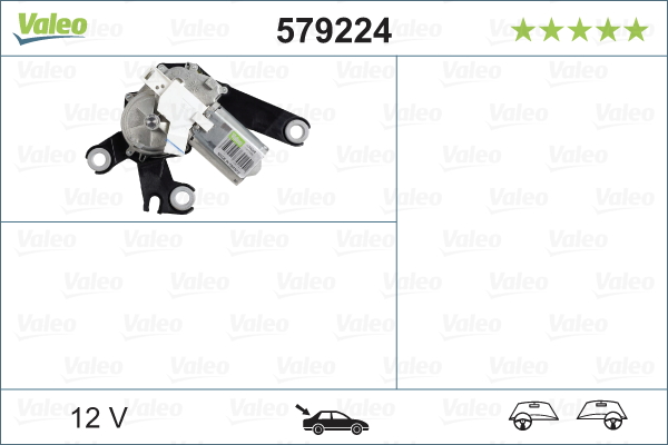 Pyyhkijän moottori VALEO 579224