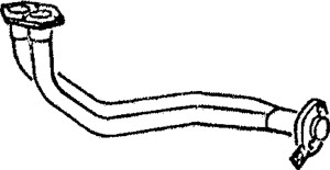 Pakoputki, Edessä, OPEL,VAUXHALL, 854062, 854284
