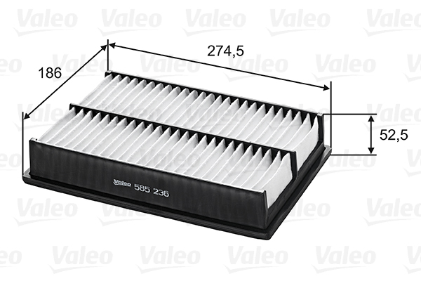 Ilmansuodatin VALEO 585236