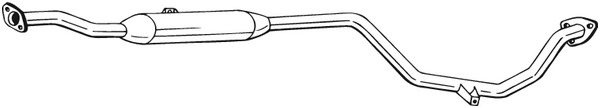 Keskipönttö BOSAL 285-275