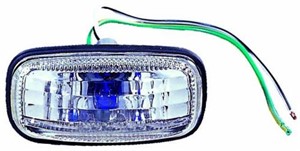 Vilkkuvalo, Molemminpuolin, Asennus sivulle, NISSAN ALMERA I, ALMERA II, ALMERA Hatchback I, ALMERA Hatchback II, 261601N000