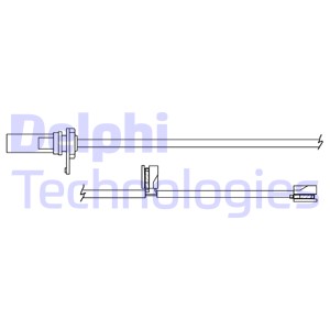 Jarrupalan kulumisen ilmaisin DELPHI LZ0305