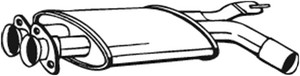 Keskiäänenvaimentaja, BMW 5 [E34], 5 Touring [E34], 18121723507