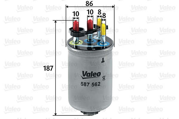 Polttoainesuodatin VALEO 587562