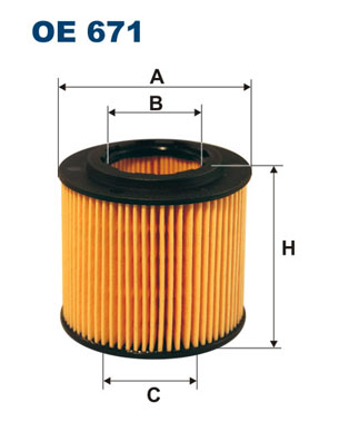 Öljynsuodatin FILTRON OE 671