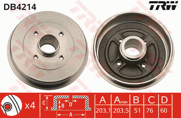 Jarrurumpu TRW DB4214