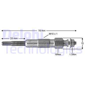 Hehkutulppa DELPHI HDS375
