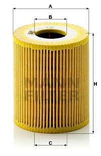 Öljynsuodatin MANN-FILTER HU 818 x