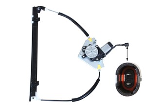 Lasinnostin, Eteen, vasen, RENAULT CLIO II, CLIO Skåp/halvkombi II, THALIA I, 77 00 842 241, 77 01 207 255
