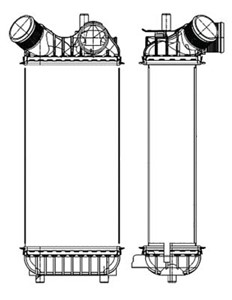 Välijäähdytin, FORD C-MAX II, C-MAX Van II, GRAND C-MAX, GRAND C-MAX Van, 1357004080, 1692747, 1697476, 1747987, 1755305, 3646A0, 615 05