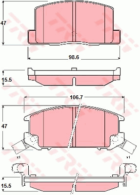 Jarrupalasarja, levyjarru TRW GDB3058