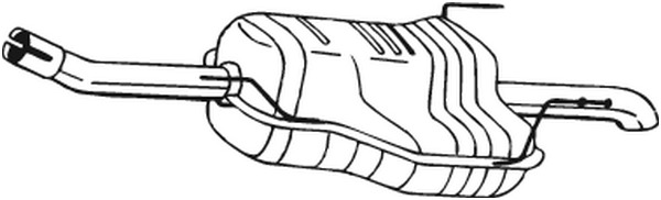 Takaäänenvaimentaja BOSAL 185-129