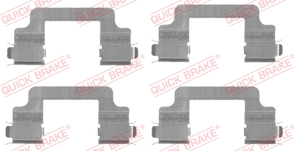 Tarvikesarja, jarrupala QUICK BRAKE 109-1727