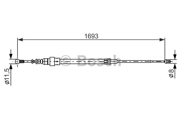 Käsijarruvaijeri BOSCH 1 987 477 817