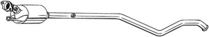 Katalysaattori, Keskellä, RENAULT LAGUNA II, LAGUNA Grandtour II, 8200297285, 8200302367, 8200391222, 8200535875