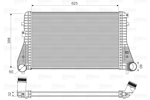 Välijäähdytin VALEO 818339