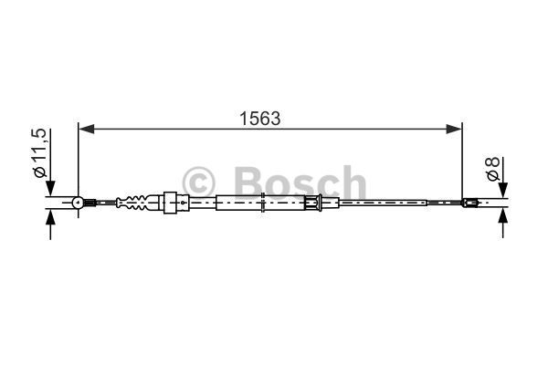 Käsijarruvaijeri BOSCH 1 987 477 891