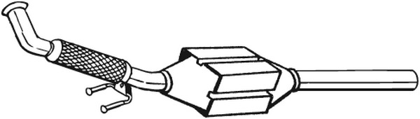 Jälkiasennuskatalysaattori BOSAL 090-066