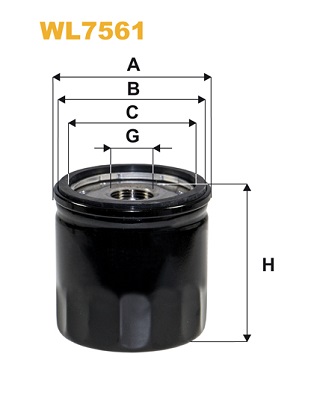 Öljynsuodatin WIX FILTERS WL7561