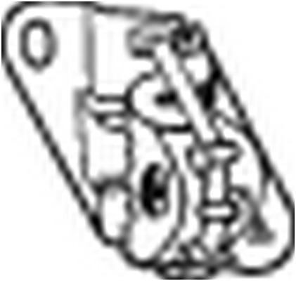Kumisuikale, pakoputkisto BOSAL 255-172