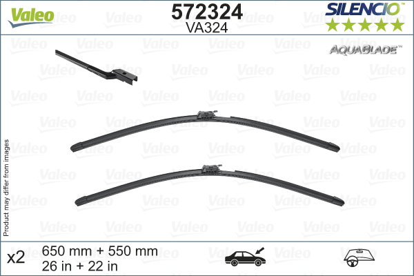 Pyyhkijänsulka VALEO 572324