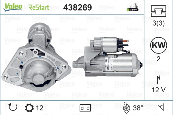 Startteri VALEO 438269