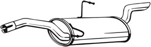 Takaäänenvaimentaja, CITROËN,FIAT,PEUGEOT, 1730Q6, 9659781080