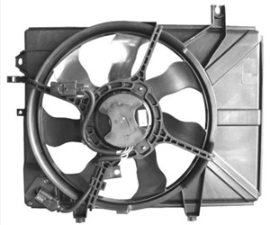 Tuuletin, moottorin jäähdytys, HYUNDAI GETZ, 11213-87201, 1121387203000, 1205 666 S1, 1205 666, 253801C610