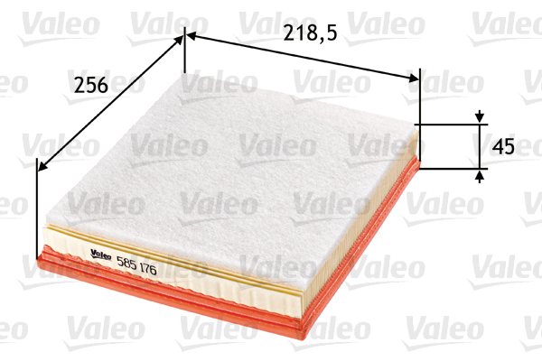 Ilmansuodatin VALEO 585176