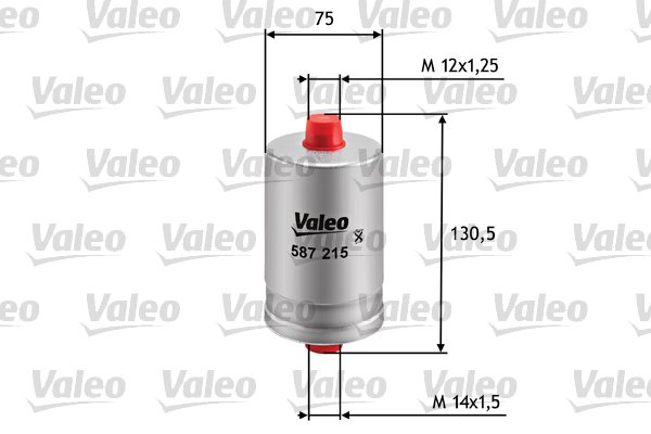 Polttoainesuodatin VALEO 587215
