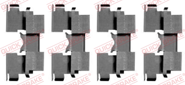 Tarvikesarja, jarrupala QUICK BRAKE 109-1662