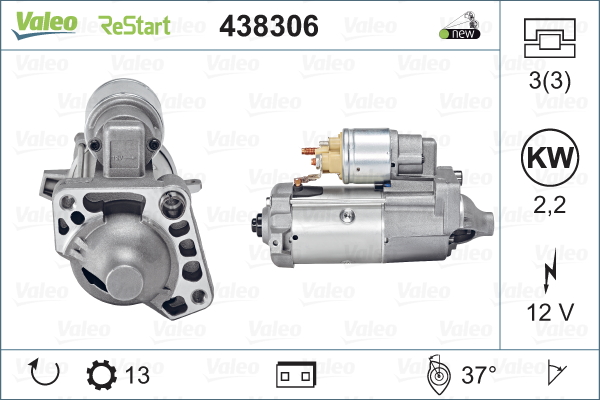 Startteri VALEO 438306