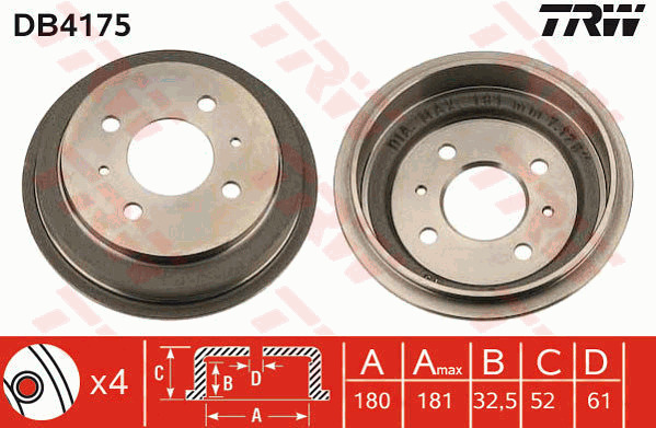 Jarrurumpu TRW DB4175